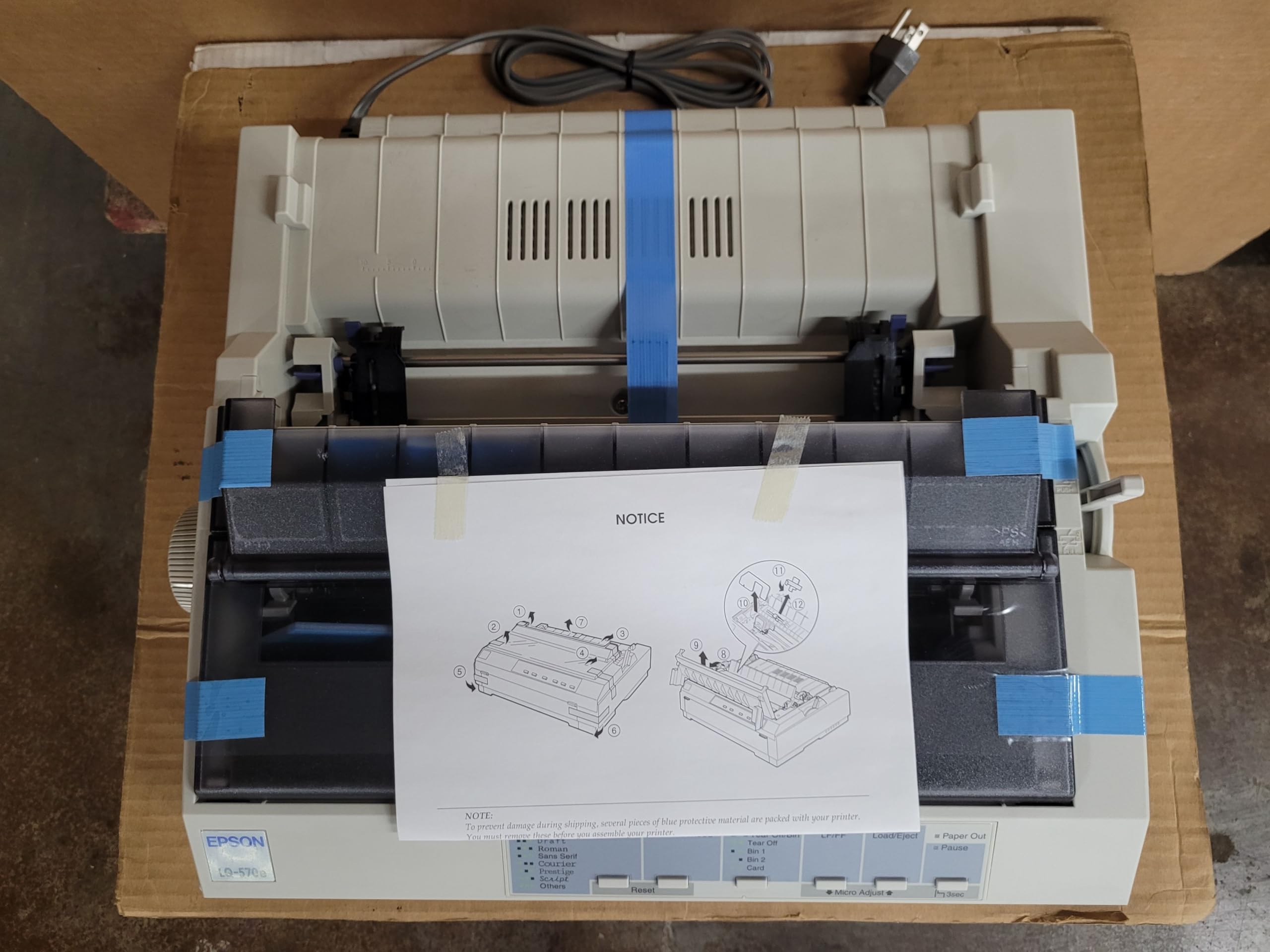 Amazon.com: Epson LQ-570E Dot Matrix Printer : Office Products